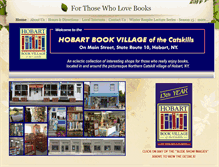 Tablet Screenshot of hobartbookvillage.com